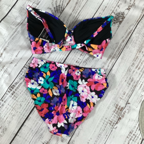360. Island Escape Topical High Waist Bikini NWT Size 16 - Picture 2 of 8